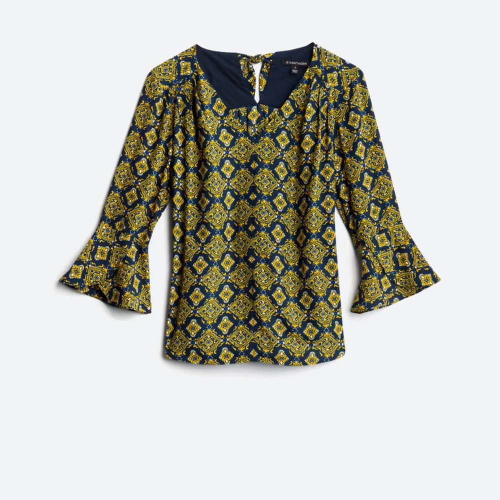 41 Hawthorn tie back blouse.   Medium